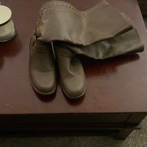 Gently used knee-high boots
